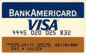 primeiro cartão visa