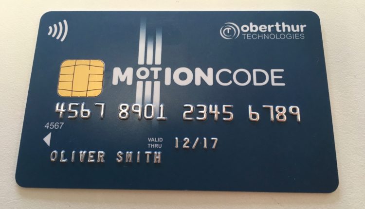 Cartão de crédito MotionCode