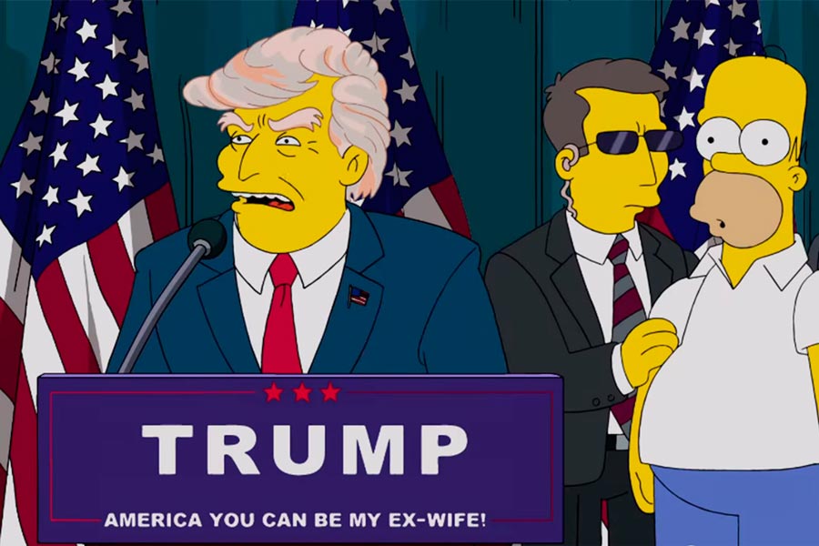 Donald Trump em Os Simpsons